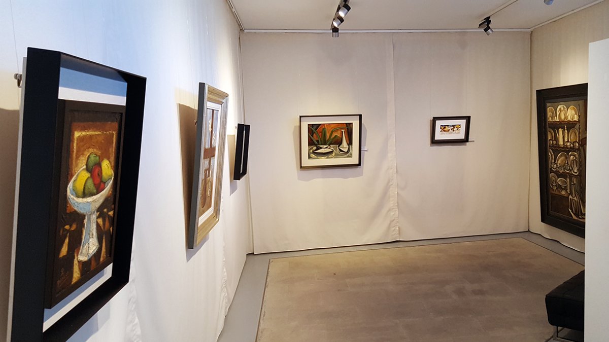 Los cuadros de Pituco en el Museo Ibáñez de Melilla.
