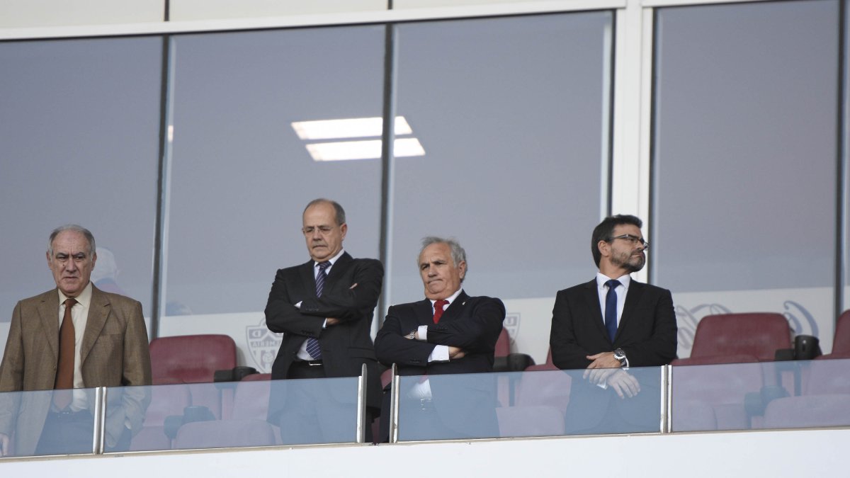Alfonso García en el palco.