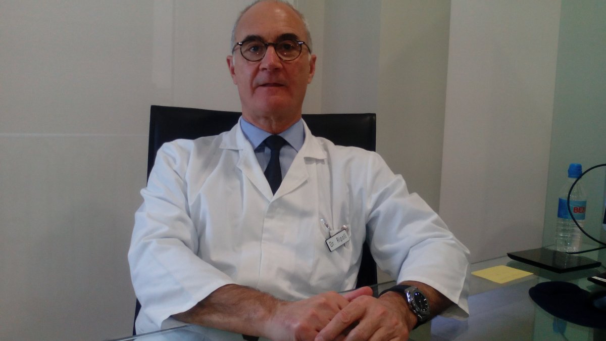 Pedro Ripoll, jefe de los servicios médicos del Almería.
