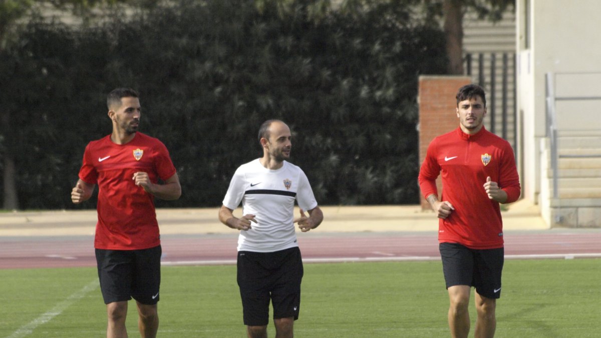 Ximo con Isidoro y el recuperador Portaz.