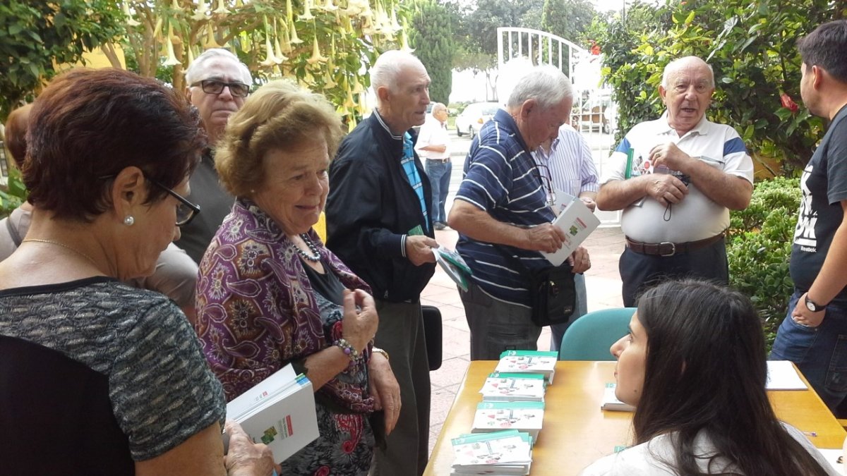 Usuarios del Centro de Participación Activa Hogar III de Almería.