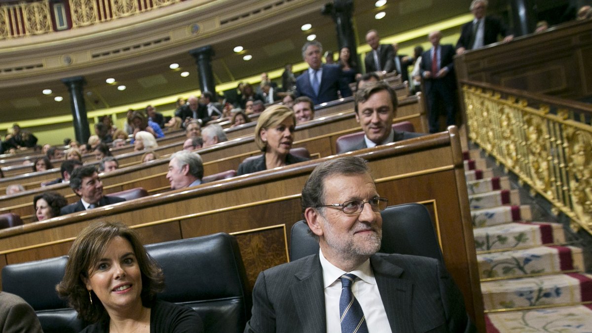 Pleno de investidura de Rajoy.