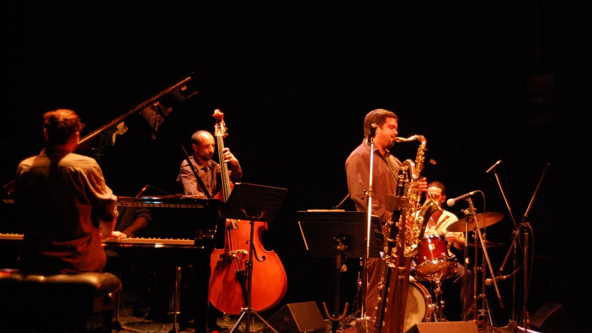 Actuación de Pepe Viciana Quartet en el festival de jazz de 2011.