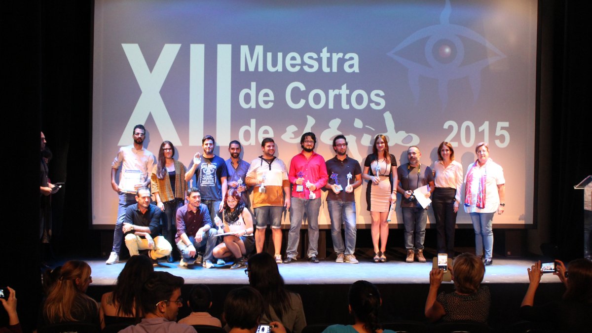 En la imagen, los premiados en la edición de la muestra de cortometrajes del año pasado.