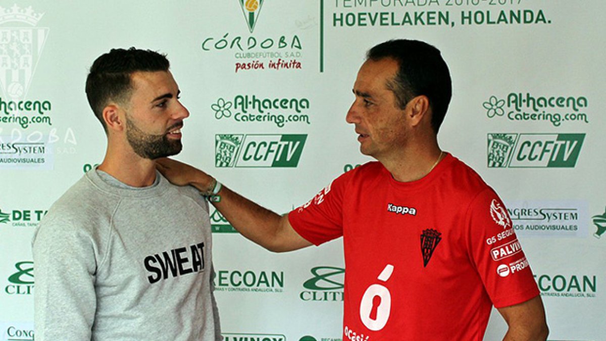 Rodri y José Luis Oltra.