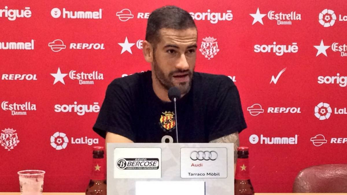 Lopo en rueda de prensa.
