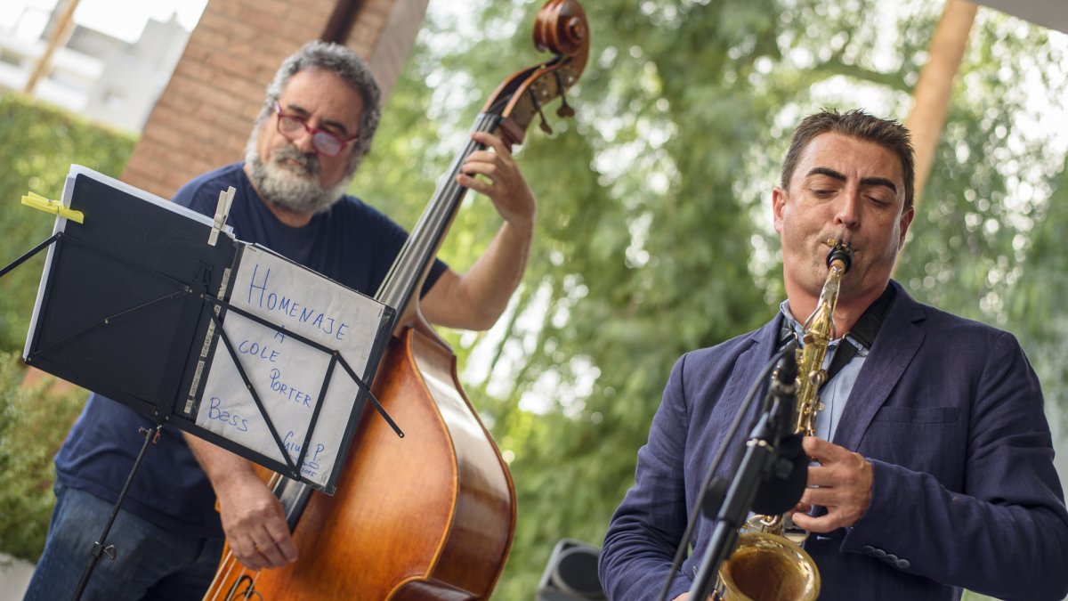 Integrantes de José Balastegui Septet ofrecieron una muestra de lo que será el directo.