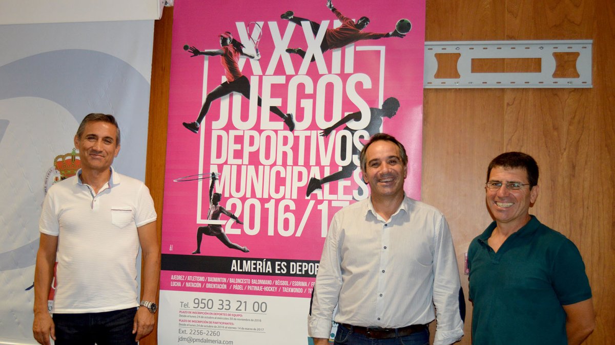 Acto de presentación de los Juegos Deportivos Municipales.