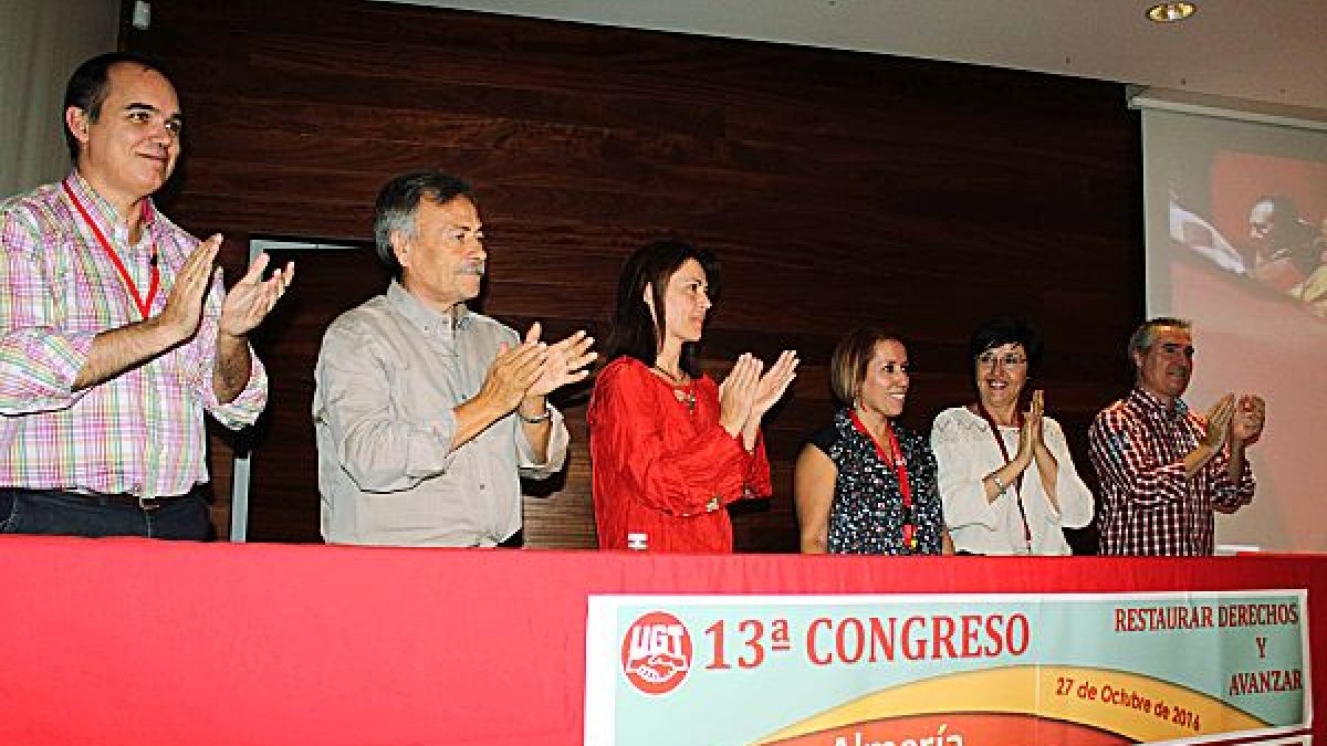 Momento de la designación de la nueva secretaria general de UGT.
