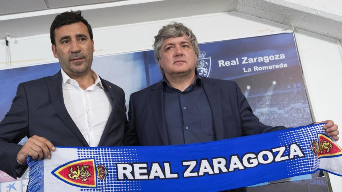 Raúl Agné en la presentación.