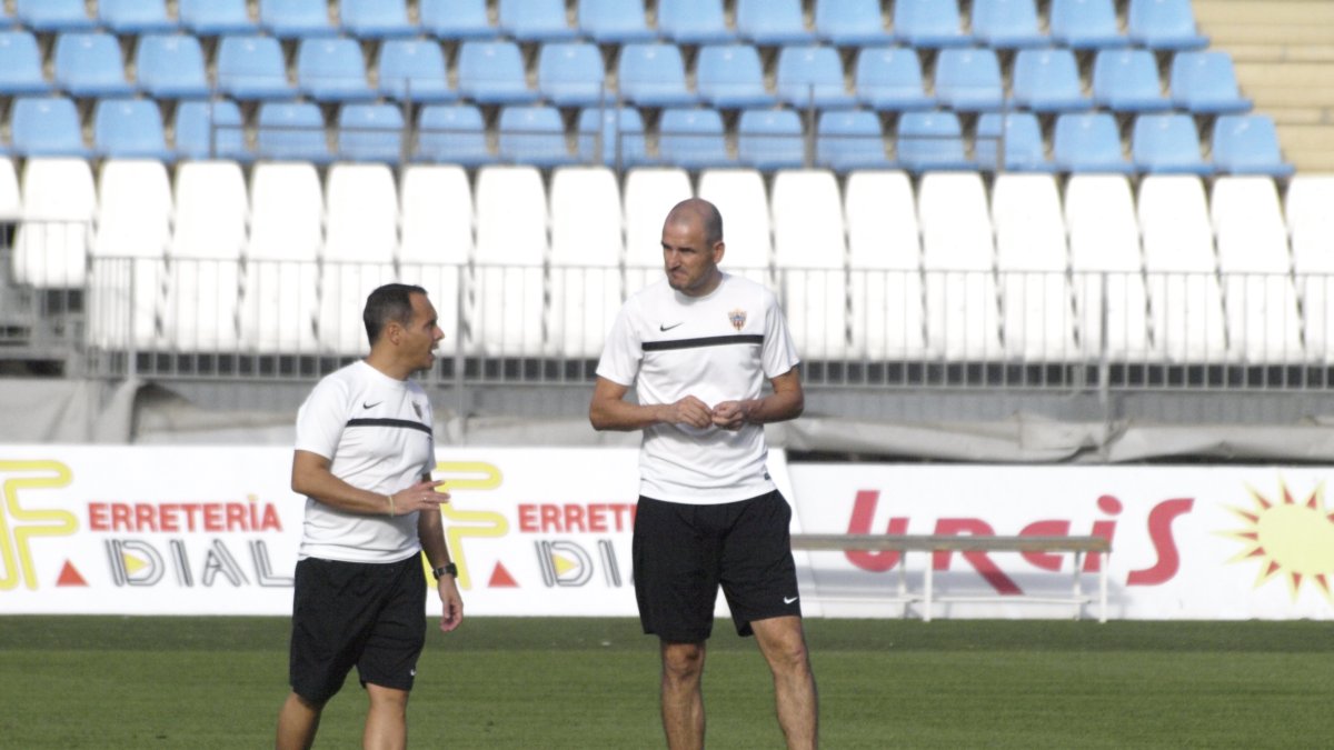 Soriano con el doctor Berenguel.