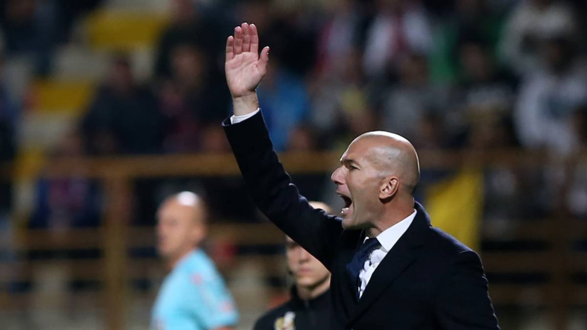 Zidane pone en valor el golazo de su jugador.