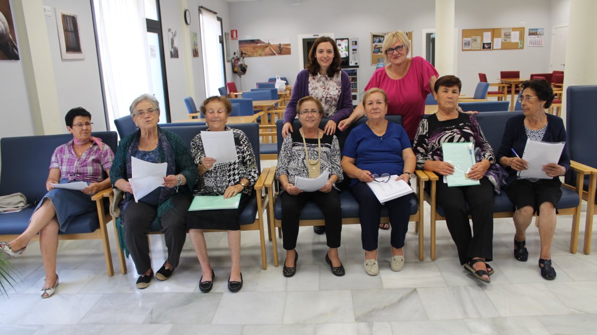 Algunas participantes de este taller sobre la memoria.