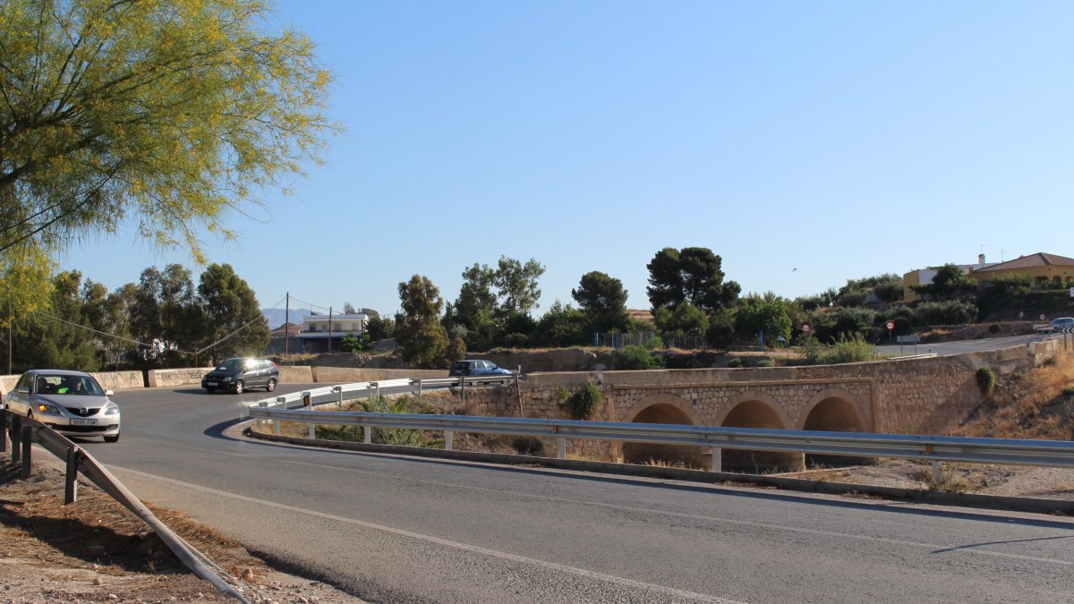 Estado actual del puente de San Isidro.