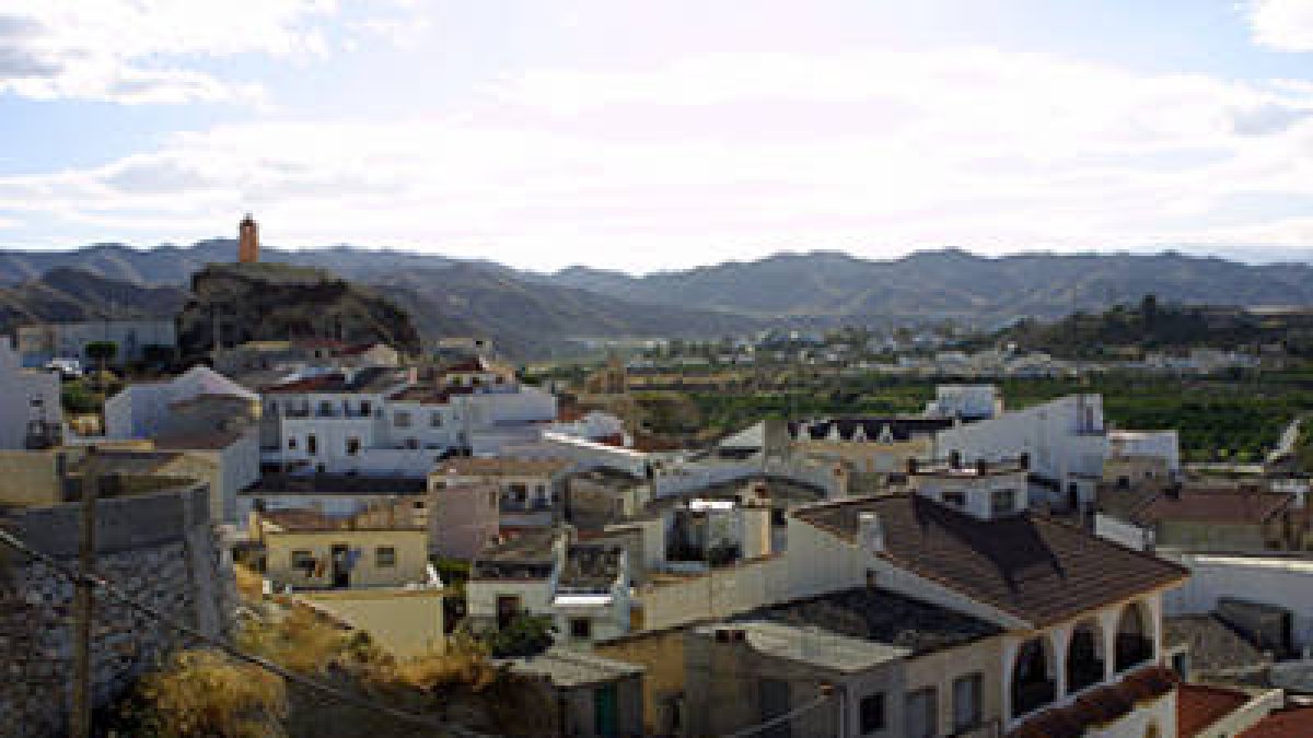 Vista de Arboleas, un municipio del Valle del Almanzora.