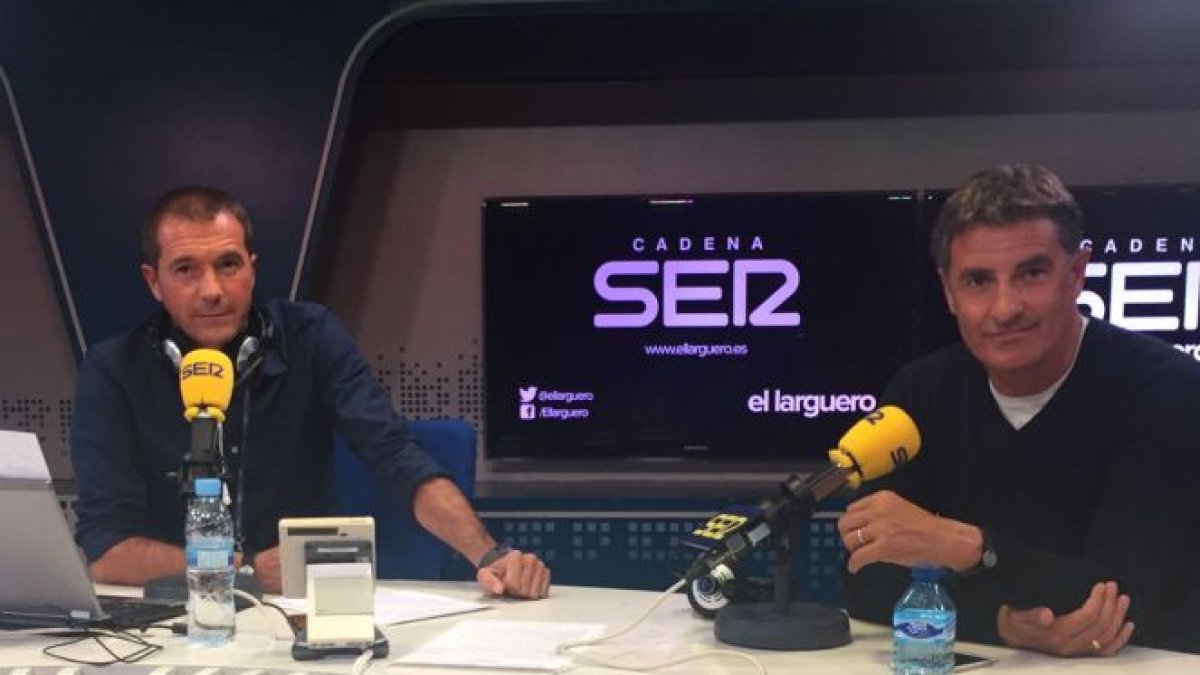 Manu Carreño y Michel en El Larguero.