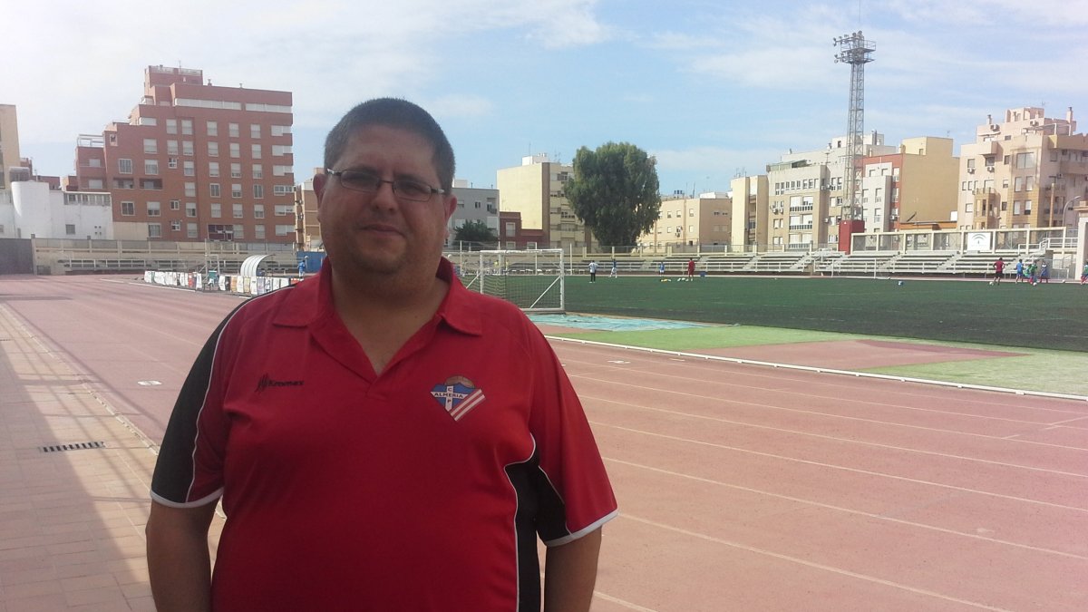 Juanjo Cano, presidente del Poli Almería.