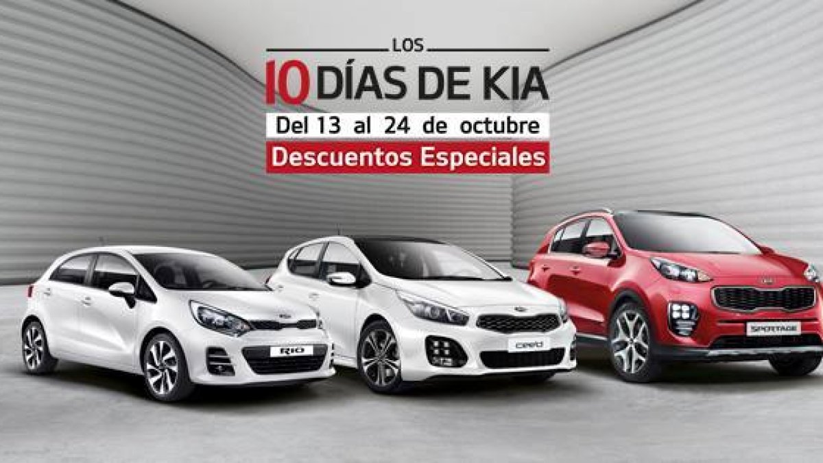 Kia tendrá descuentos especiales hasta el 24 de octubre.
