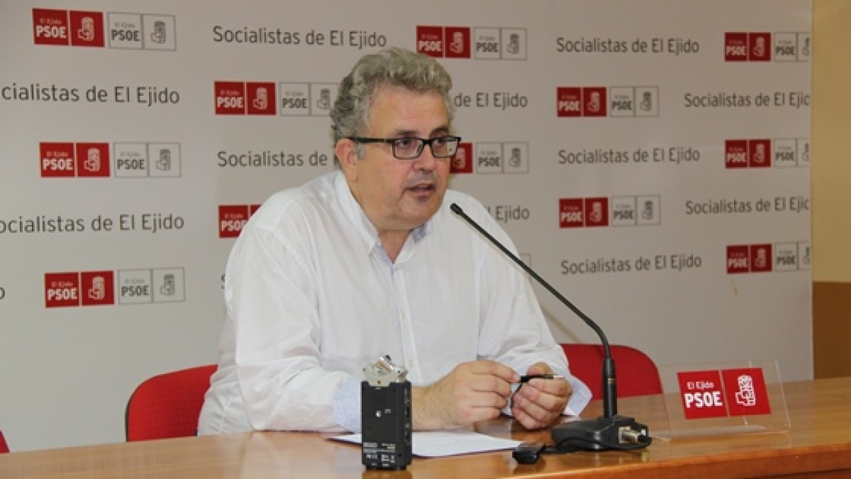 Tomás Elorrieta, en rueda de prensa. Imagen de archivo.