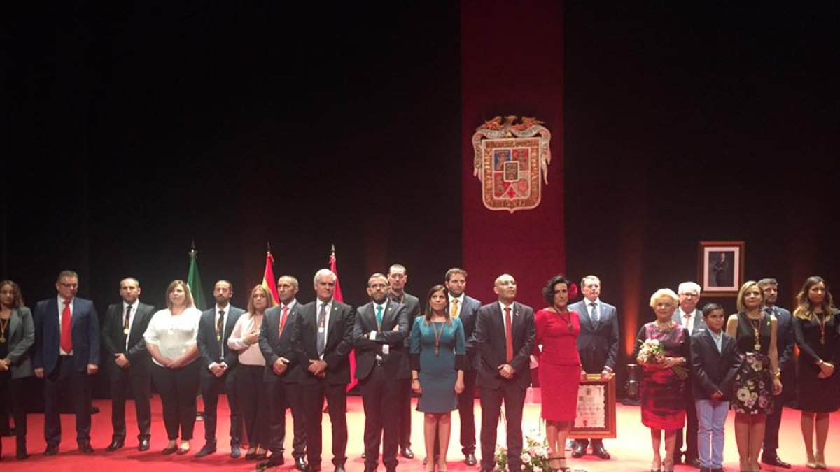 Imagen del pregón celebrado anoche