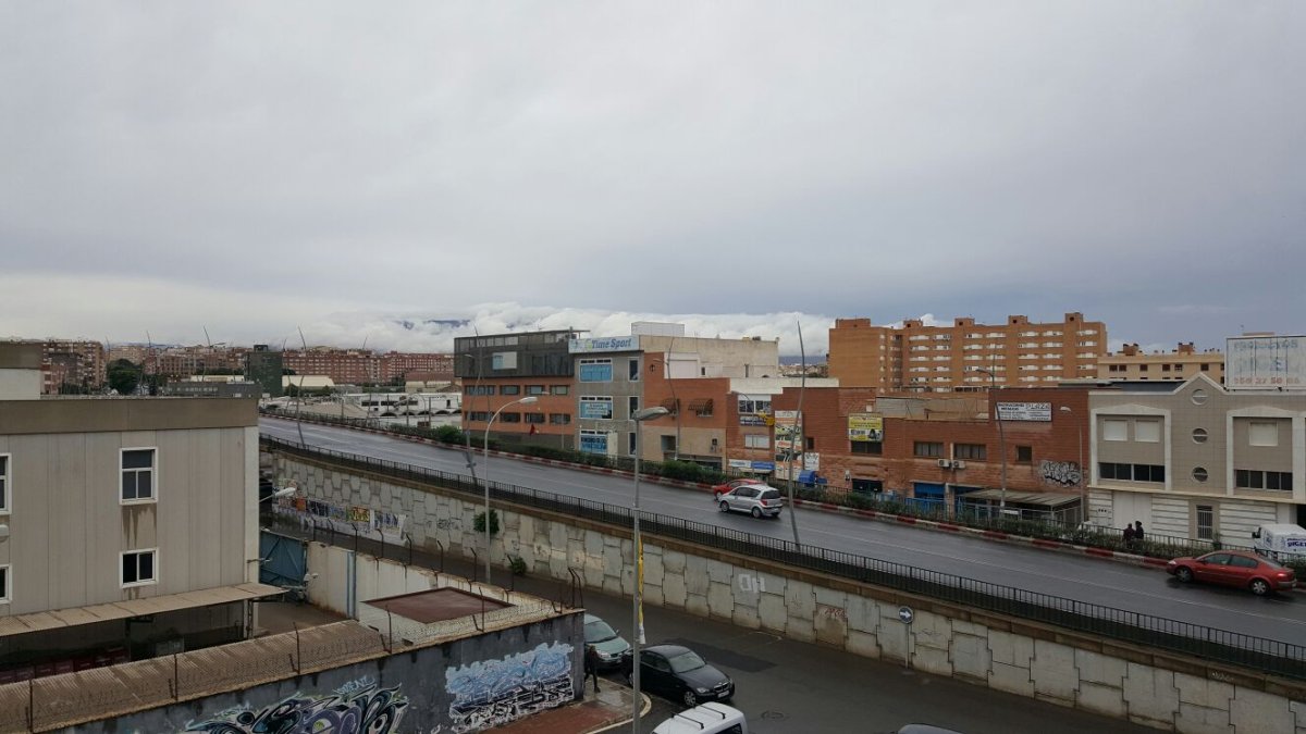 Imagen de la Avenida Mediterráneo esta mañana