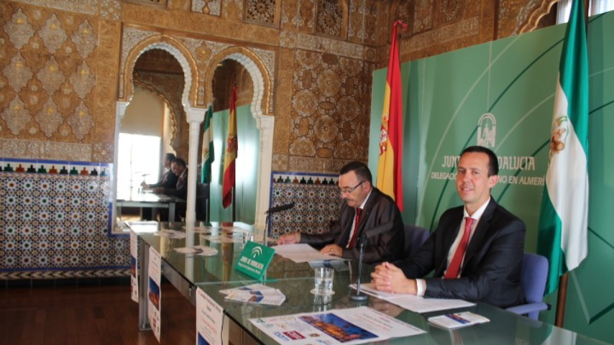 José Fenoy, de Alcer Almería, y José María Martín, delegado de Salud.