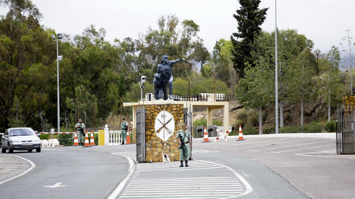 Imagen de la entrada a la Base Álvarez Sotomayor