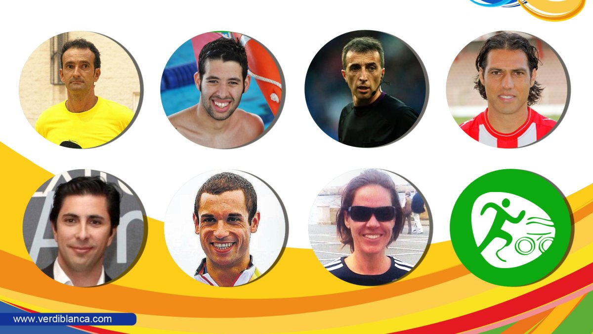 Deportistas que acompañarán a Jairo en su homenaje.