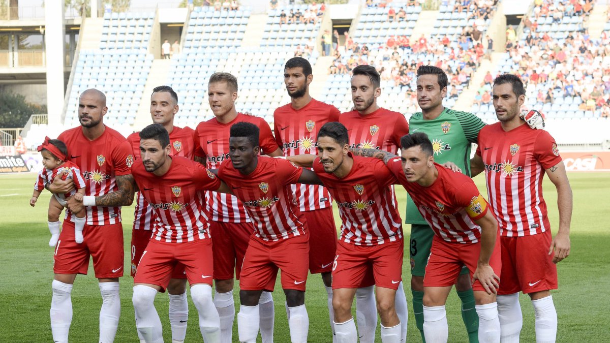 El once del Almería.