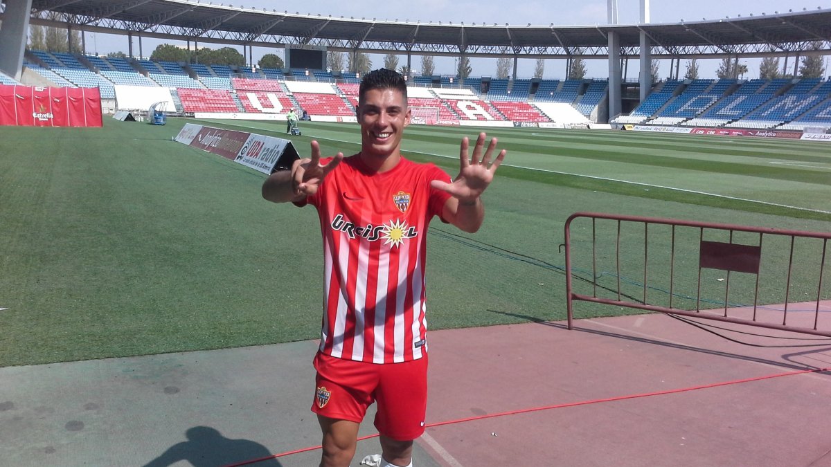 Sillero después de anotar su séptimo gol.