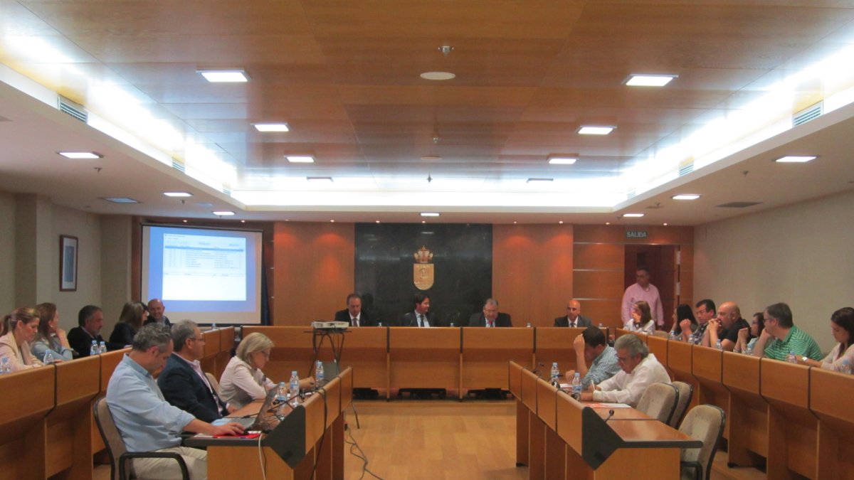 Pleno municipal en el Ayuntamiento de El Ejido.