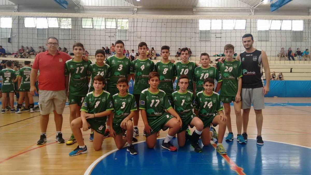 Equipo cadete del CV Berja.