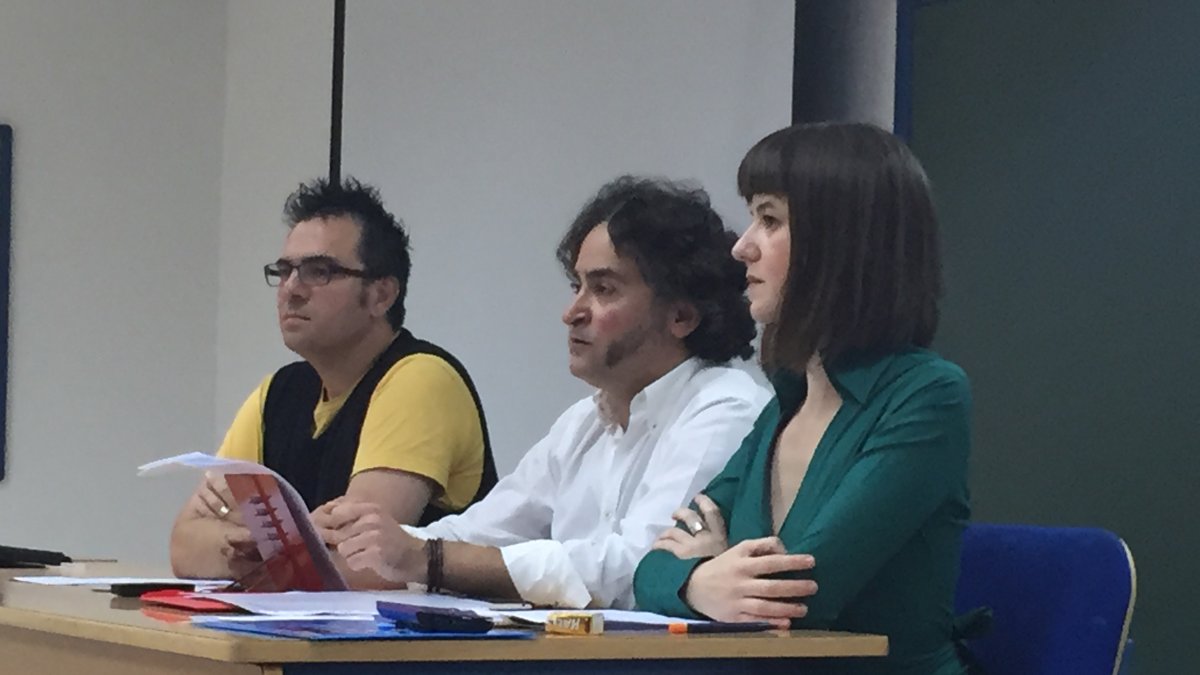 A la derecha, Lucía Ayala y Antonio Heras.