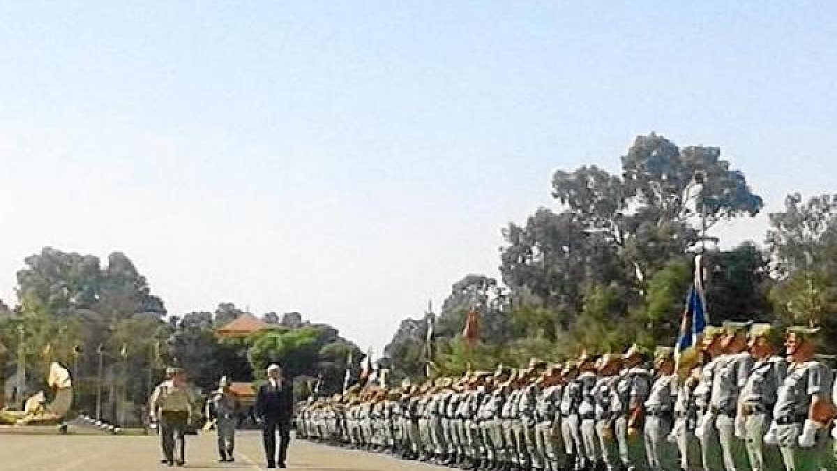 Desfile en la Legión.