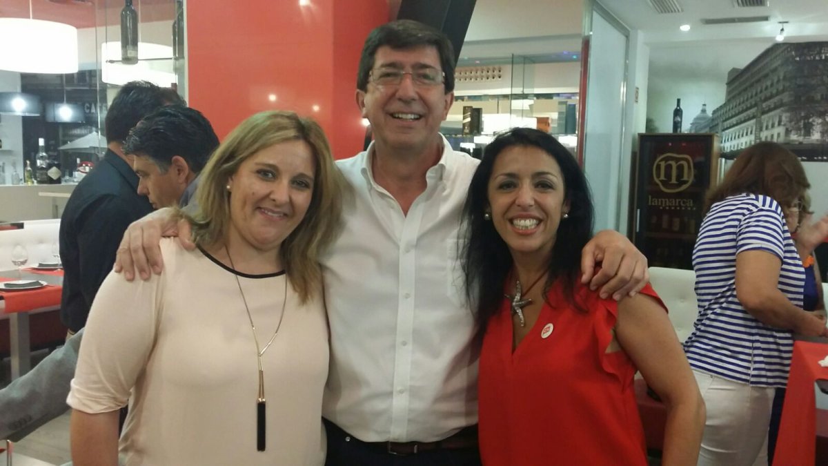 Eva García, Juan Marín y Marta Bosquet