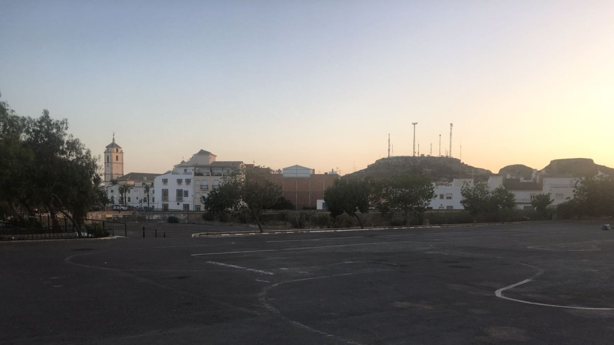 Zona que hace las veces de recinto ferial y donde se instalarán las barras.