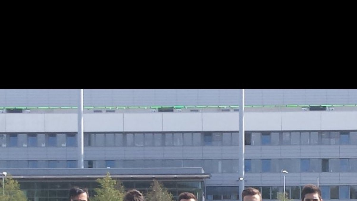 Una de las formaciones con el Barça.