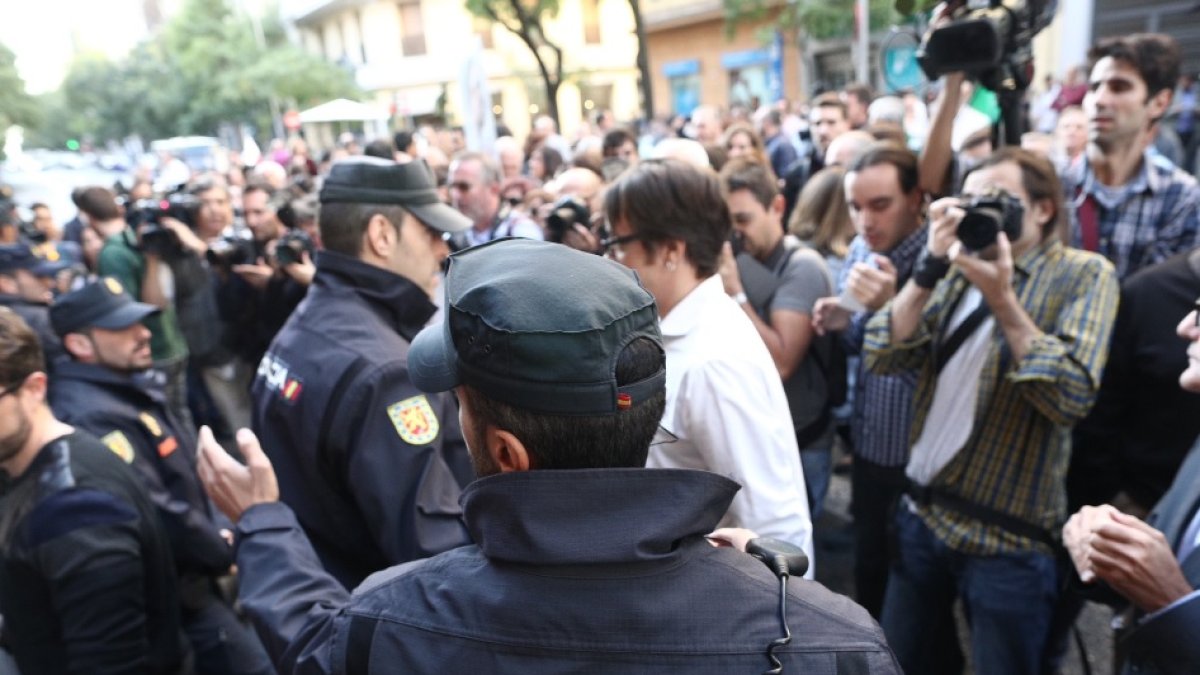 Dispositivo de seguridad a la entrada de Ferraz.