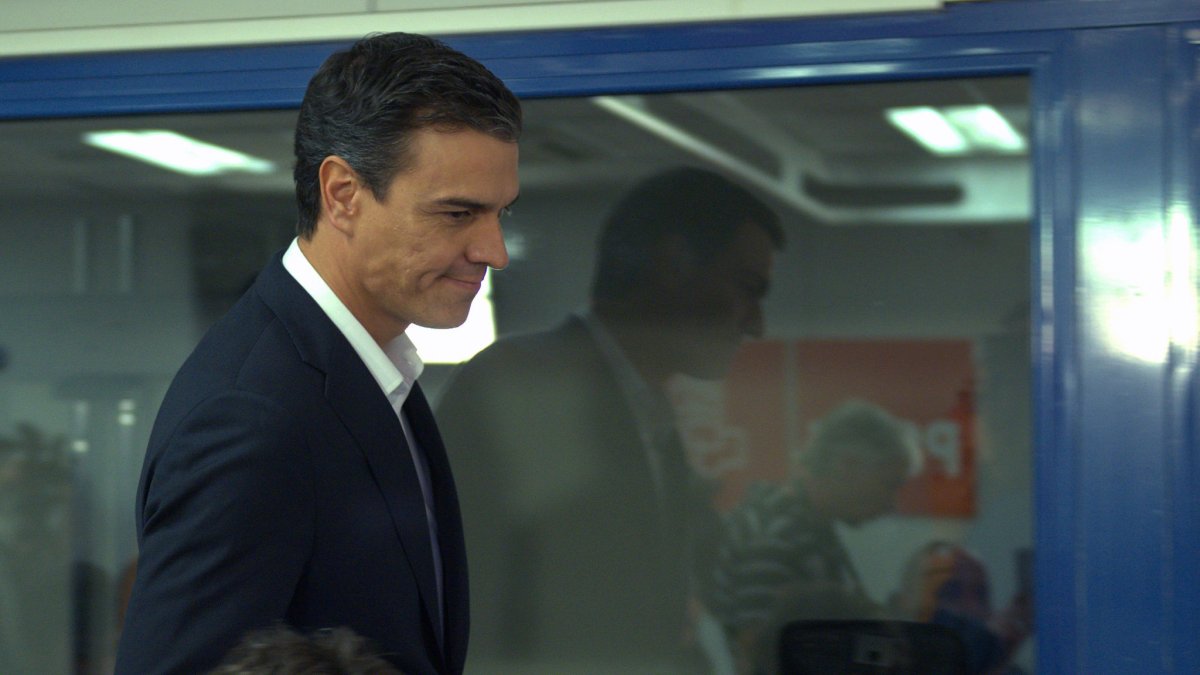 Pedro Sánchez, anoche.