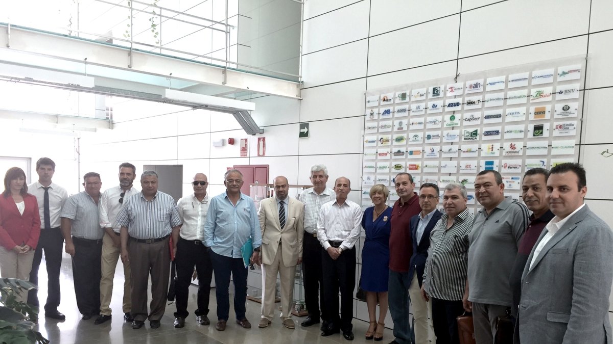 Visita del ministro de Agricultura egipcio a las instalaciones de Tecnova.