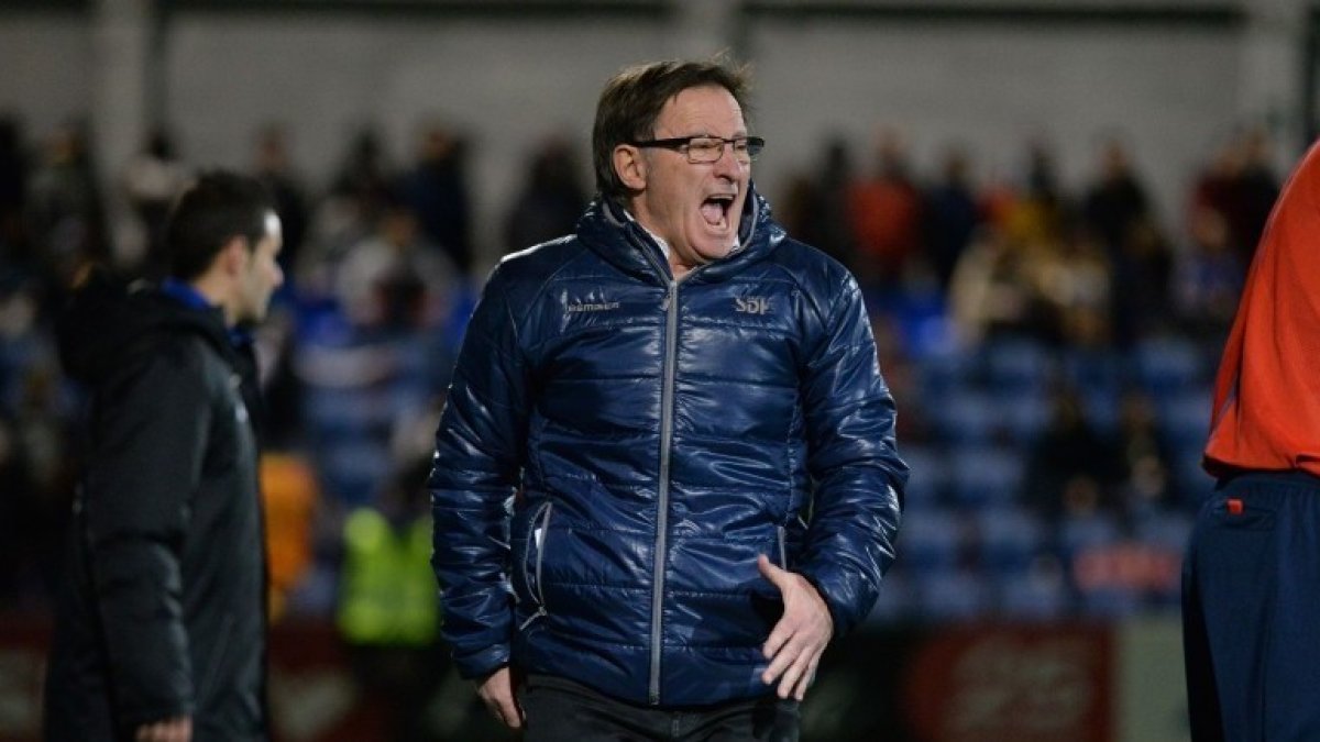 Anquela, entrenador del Huesca.