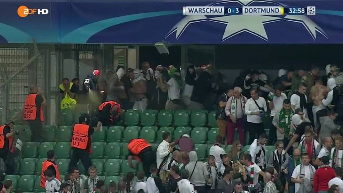 La UEFA sigue siendo inflexible con la violencia.