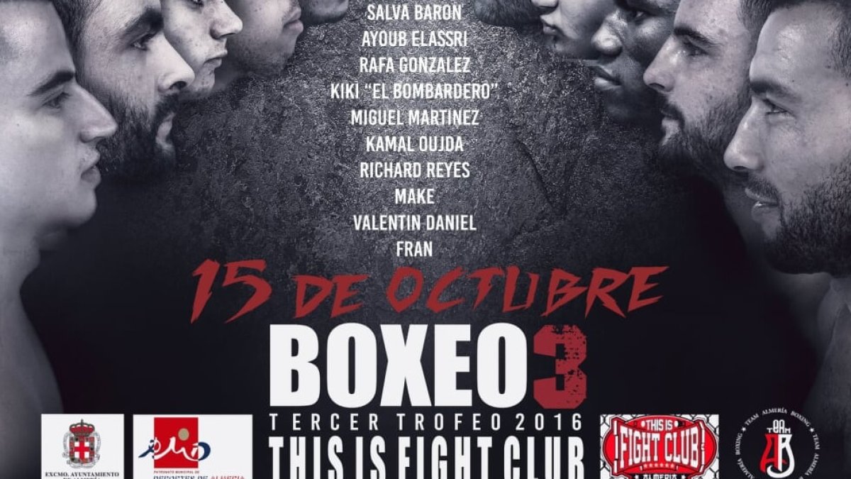 Cartel de la velada.