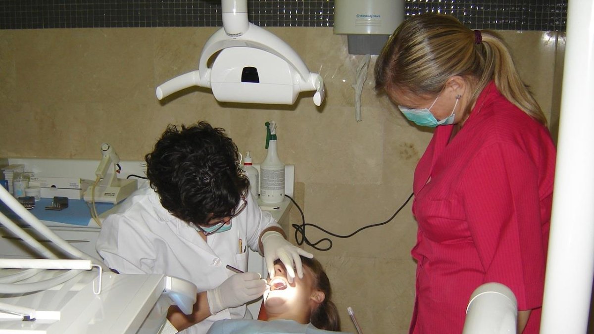 Consulta de un dentista.