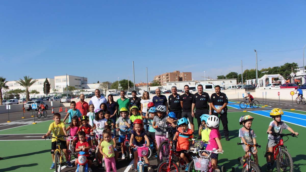 Inauguración de la pista permanente huercalense.