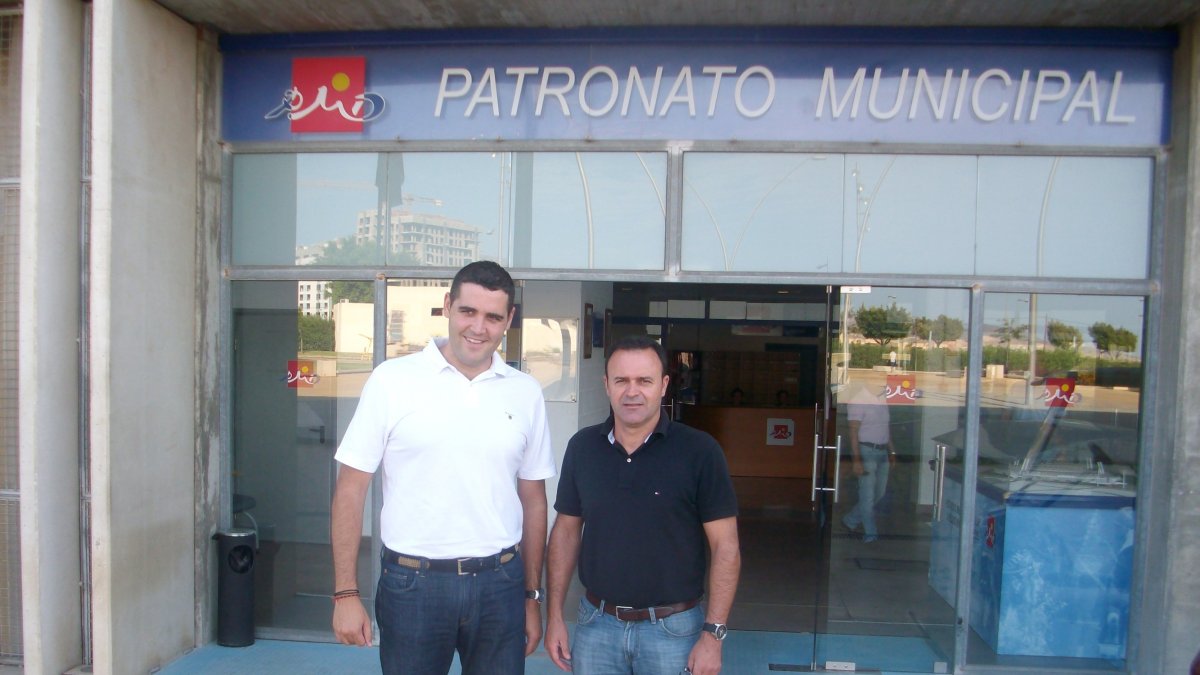Juanjo Alonso con José María Salmerón.