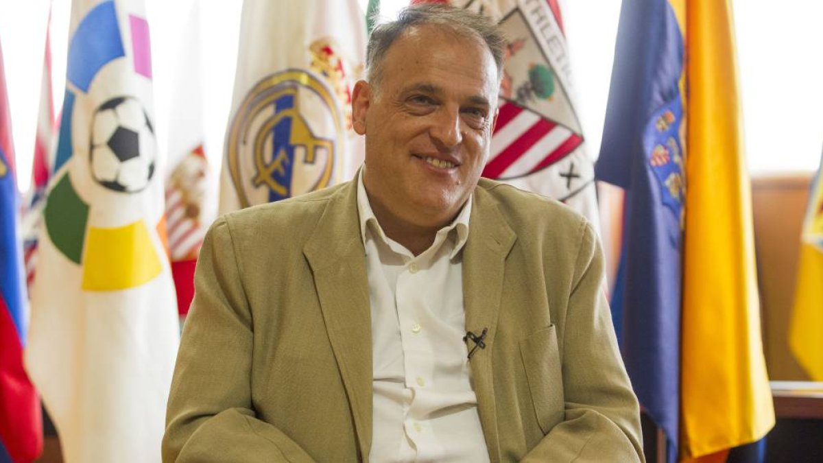 javier Tebas quiere seguir presidiendo la LFP.