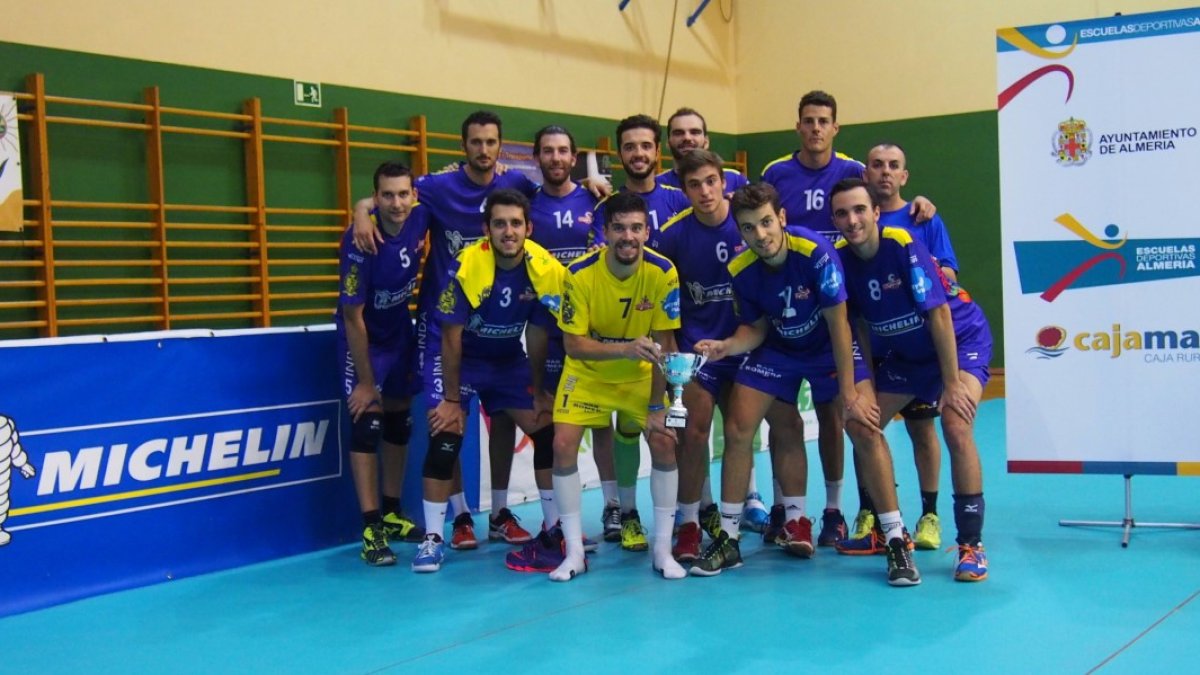 Los jugadores del Michelín Mintonette.