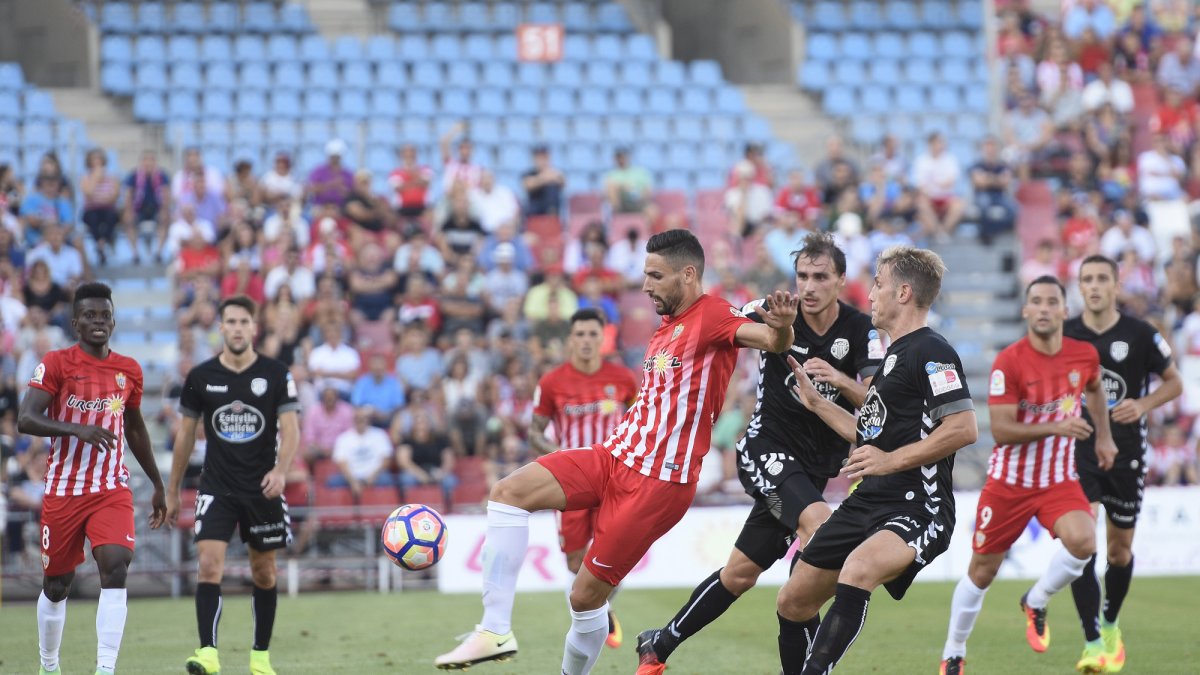 Antonio Puertas en una acción del partido del sábado.