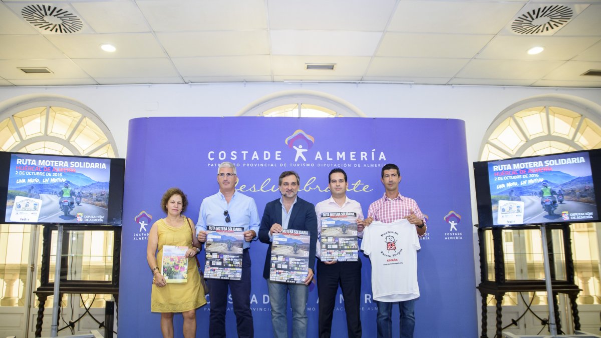Presentación de la II ruta motera, la pasada mañana en Diputación